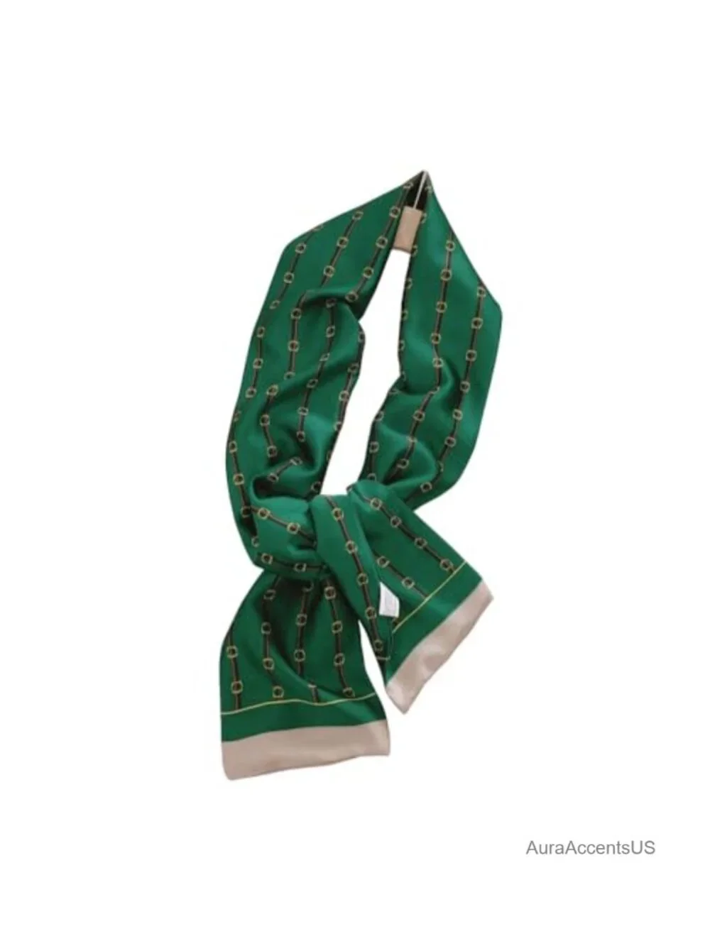 Silk Feeling Polyester Fashion Scarf Headband Neckerchief for Women